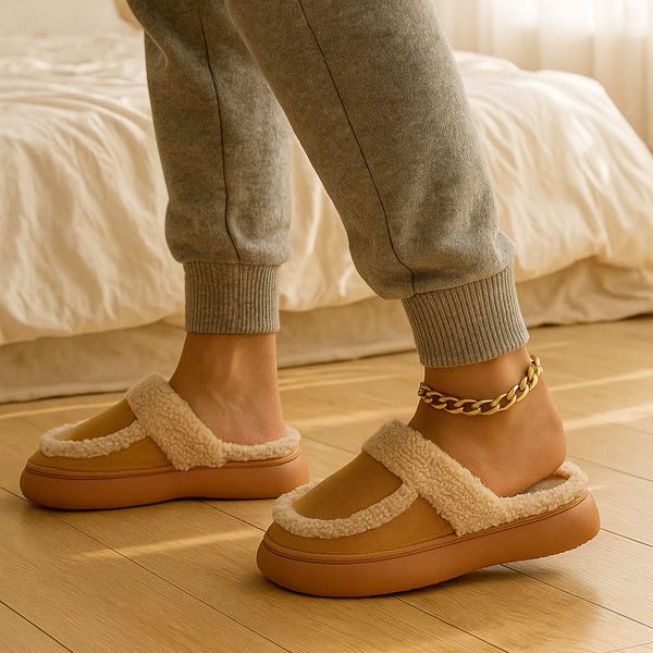Pillow Sherpa Slippers-Pillow Slides