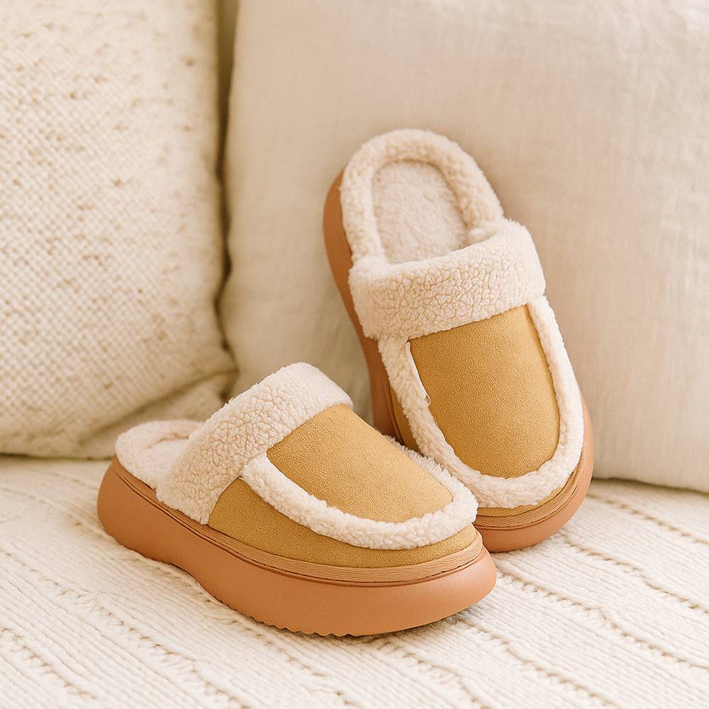 Pillow Sherpa Slippers-Pillow Slides